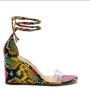 Vince Camuto Leather Wedge Sandal | Stassia | Size 8| NWOB